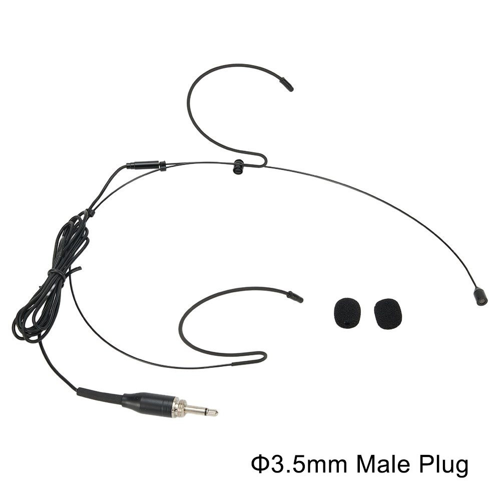 Brand New Microphone Cover Headworn Double Earhook For