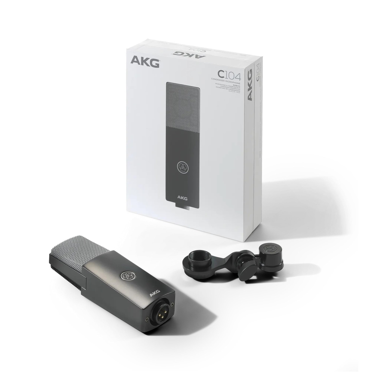 AKG C104 Professional Large Diaphragm Cardioid Condenser Microphone, XLR Studio