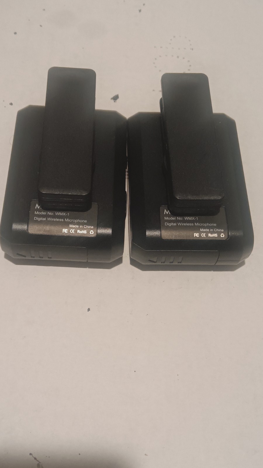 Movo WMX-1-UL USB-C / USB Wireless Lavalier Microphone x2