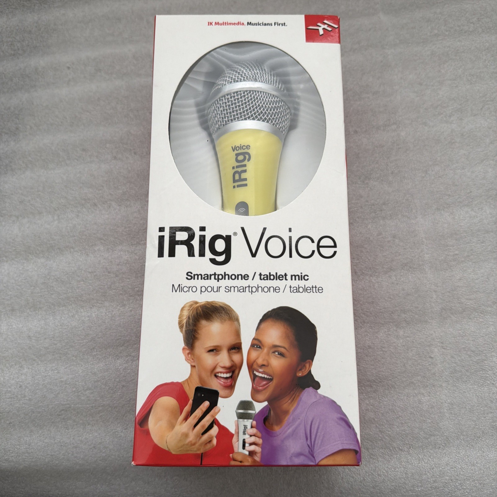 iRig Voice Karaoke Microphone, Portable & Durable thermoplastic, 3.5mm Jack a…