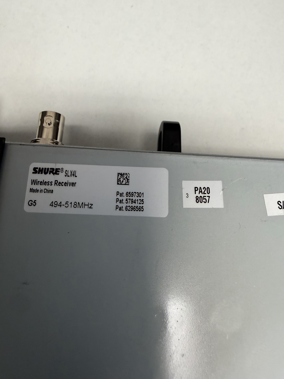 *Lot of 4* Shure SLX4L-G5 Wireless Receiver – 494-518 MHz No Antenna Or Adapter