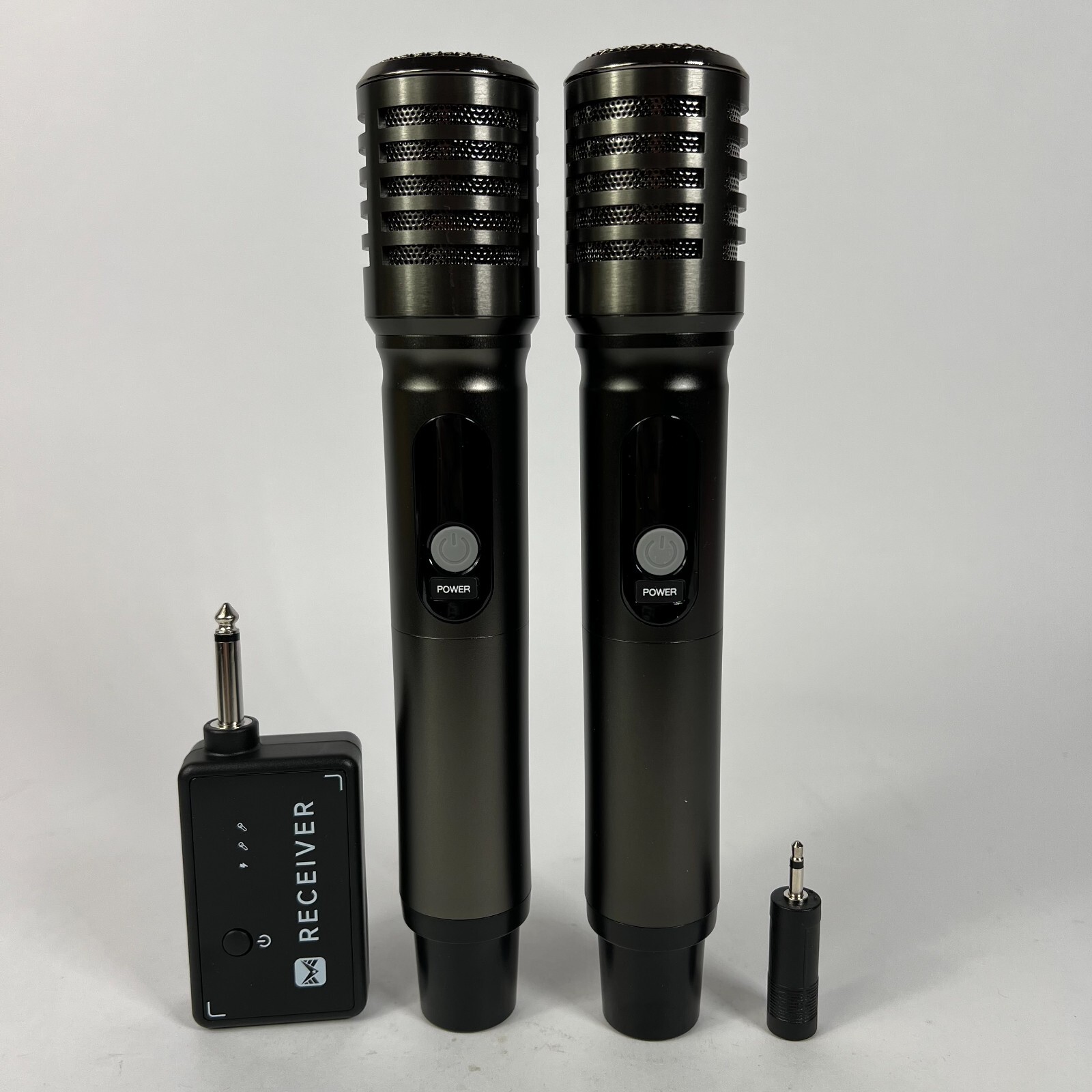 Wireless Microphones with Receiver Set of 2 Echomussy 200FT Range Receiving