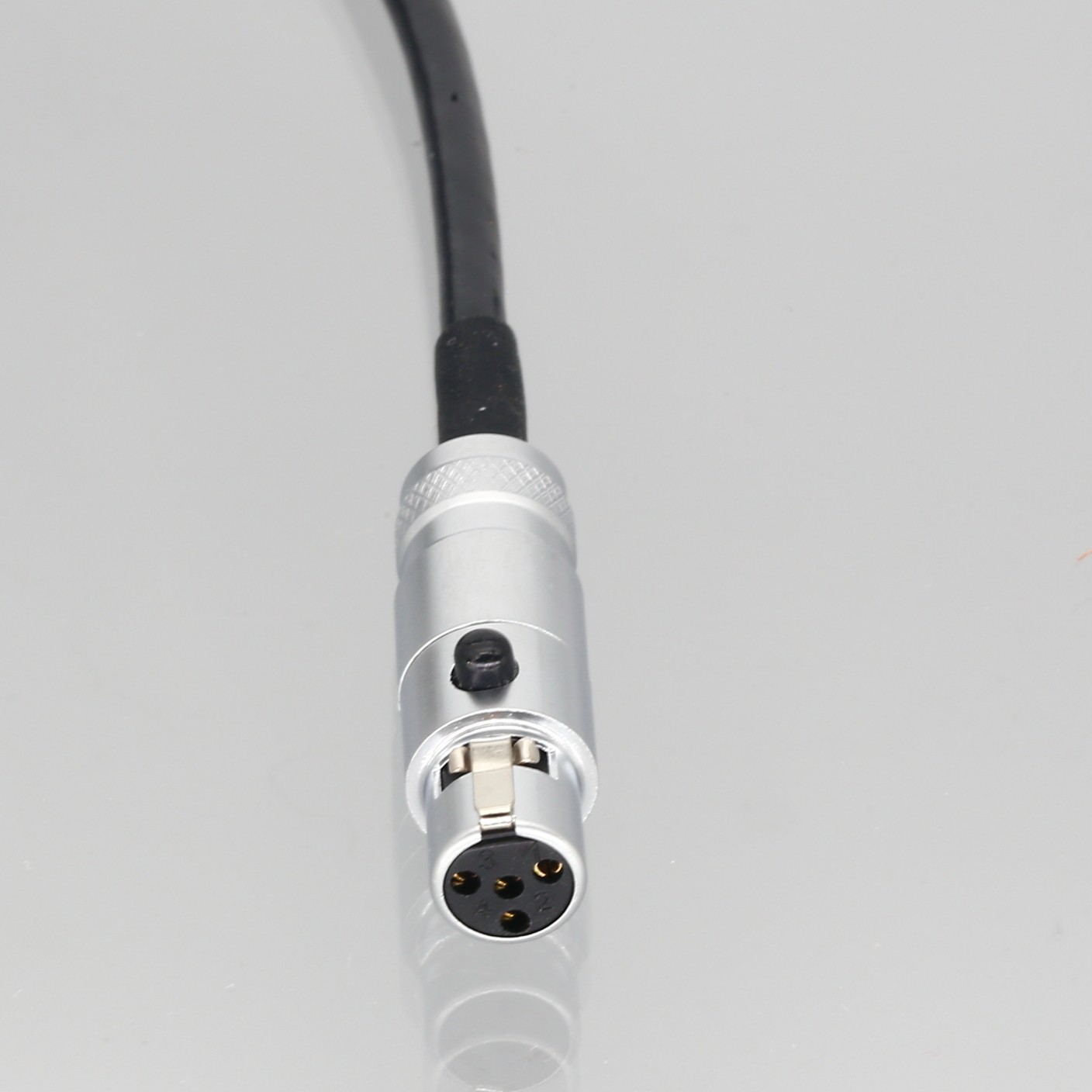 Mini XLR 4Pin Dual Female TA4F Interlock Cable Connect Test Fixtures Electrode
