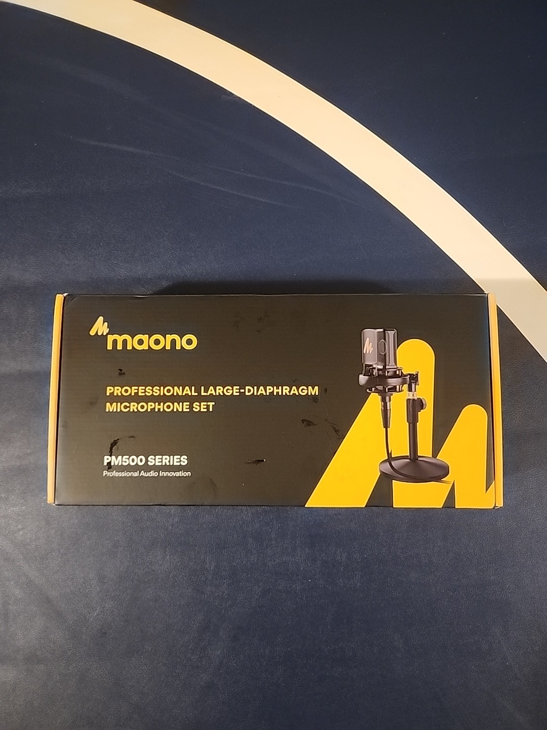 Maono AU-PM500T Professional XLR Condenser Microphone Set 34mm Large Diaphragm