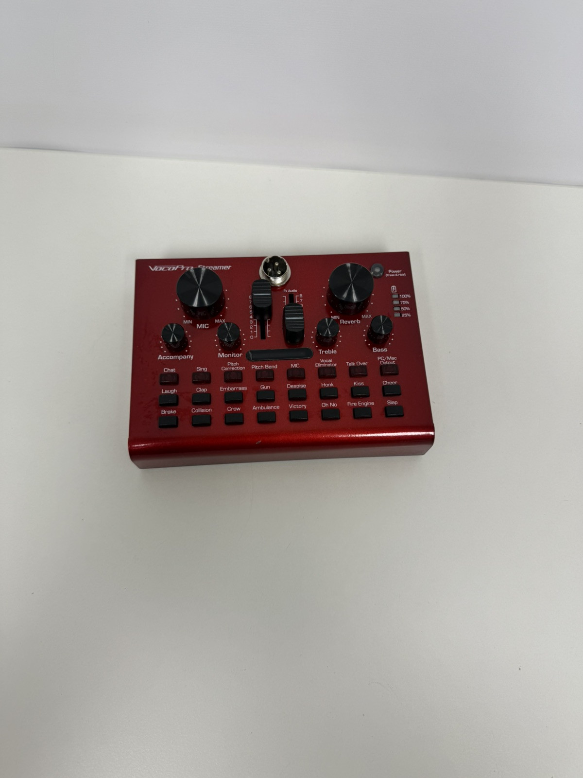 VOCOPRO Streamer Desktop Mic kit Red Device