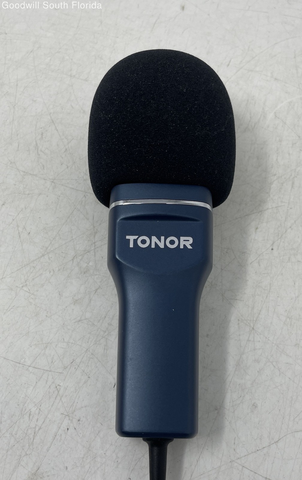 Tonor Blue Black Wired Portable Handheld Condenser Microphone Not Tested