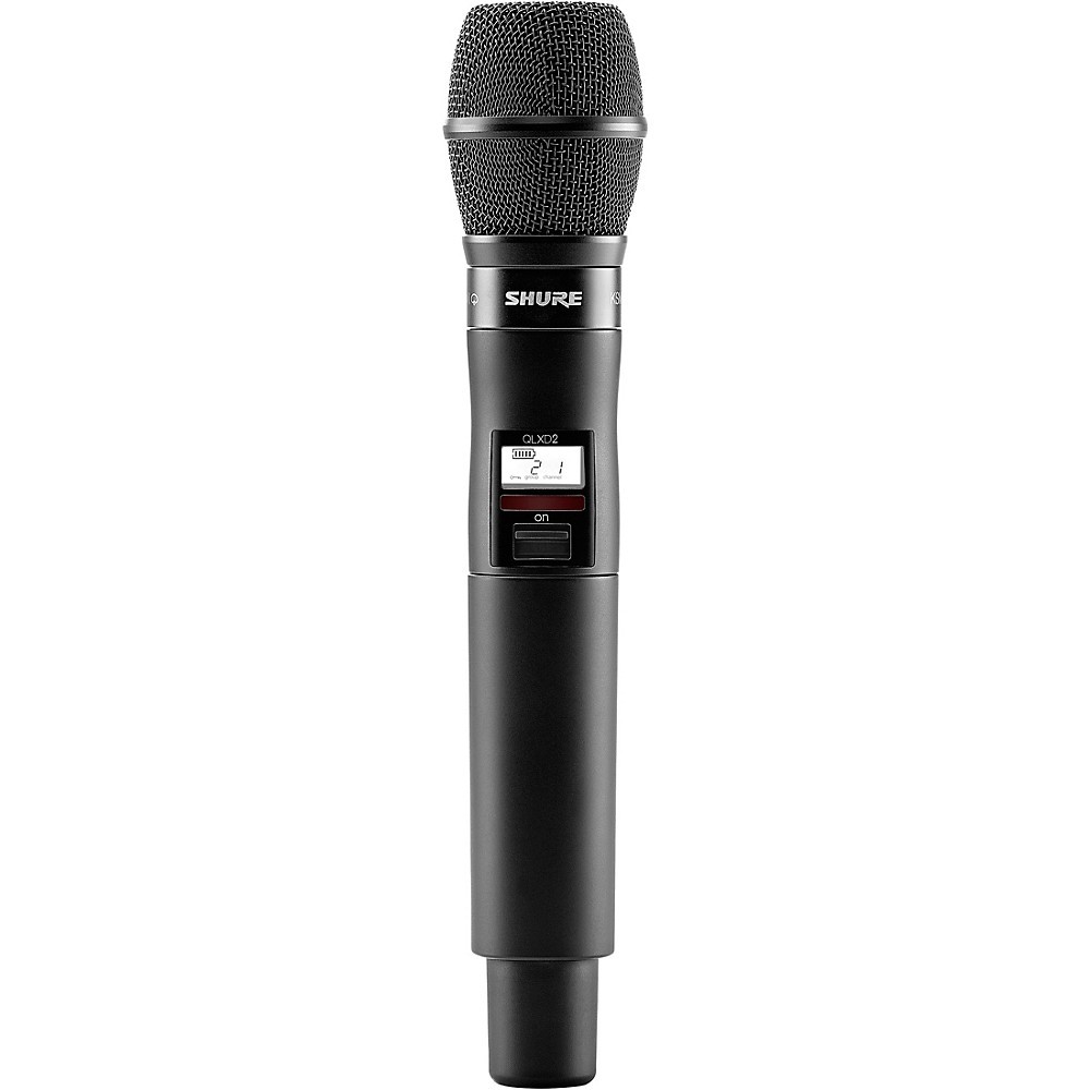 Shure QLXD2KSM9 Handheld Transmitter With Interchangeable KSM9 Mic Capsule H50