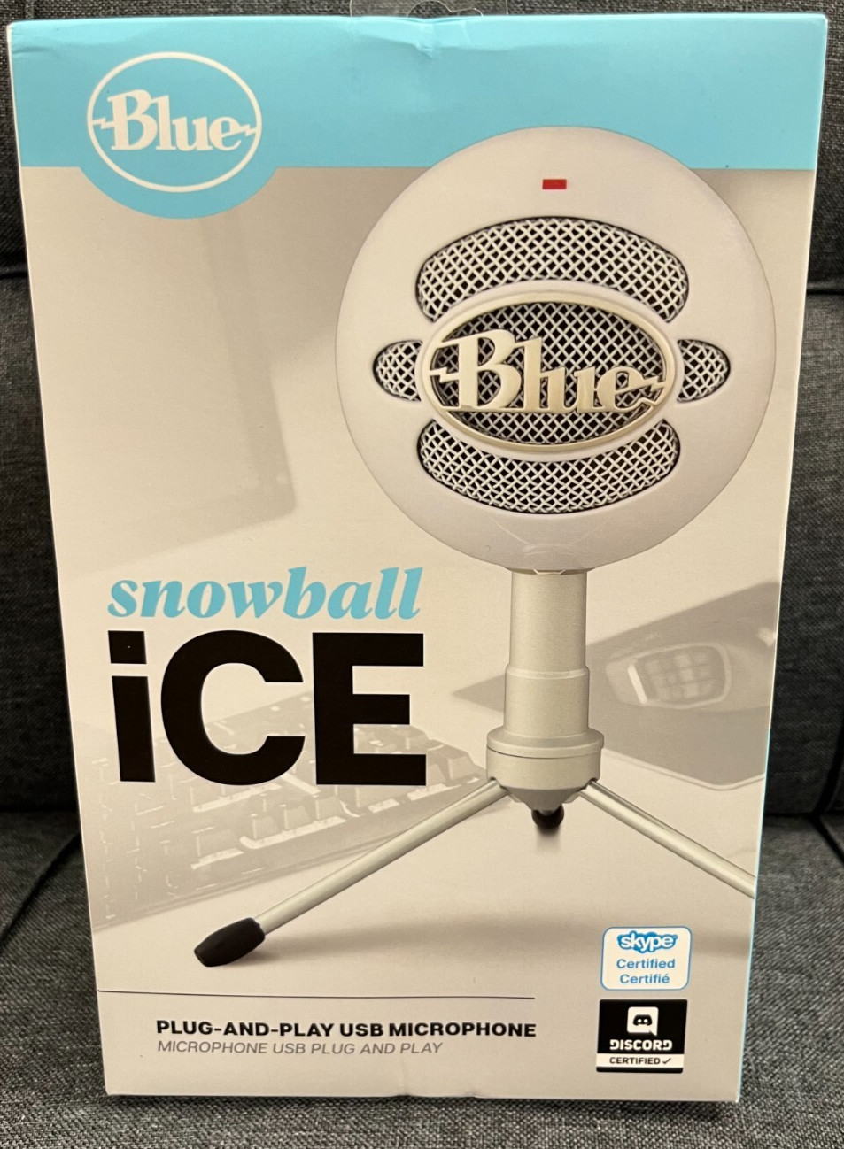 Blue Snowball Ice Plug-and-Play USB Microphone Brand-New