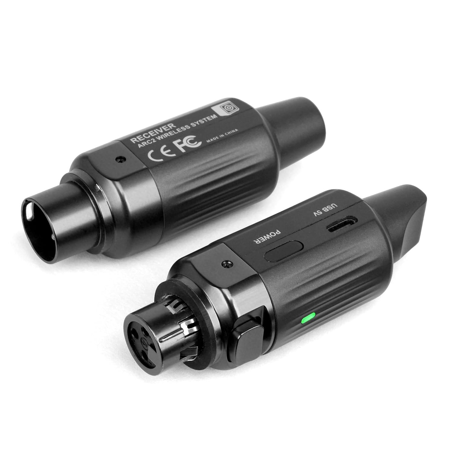 Wireless XLR Transmitter Receiver, UHF Wireless Microphone Audio System for D…
