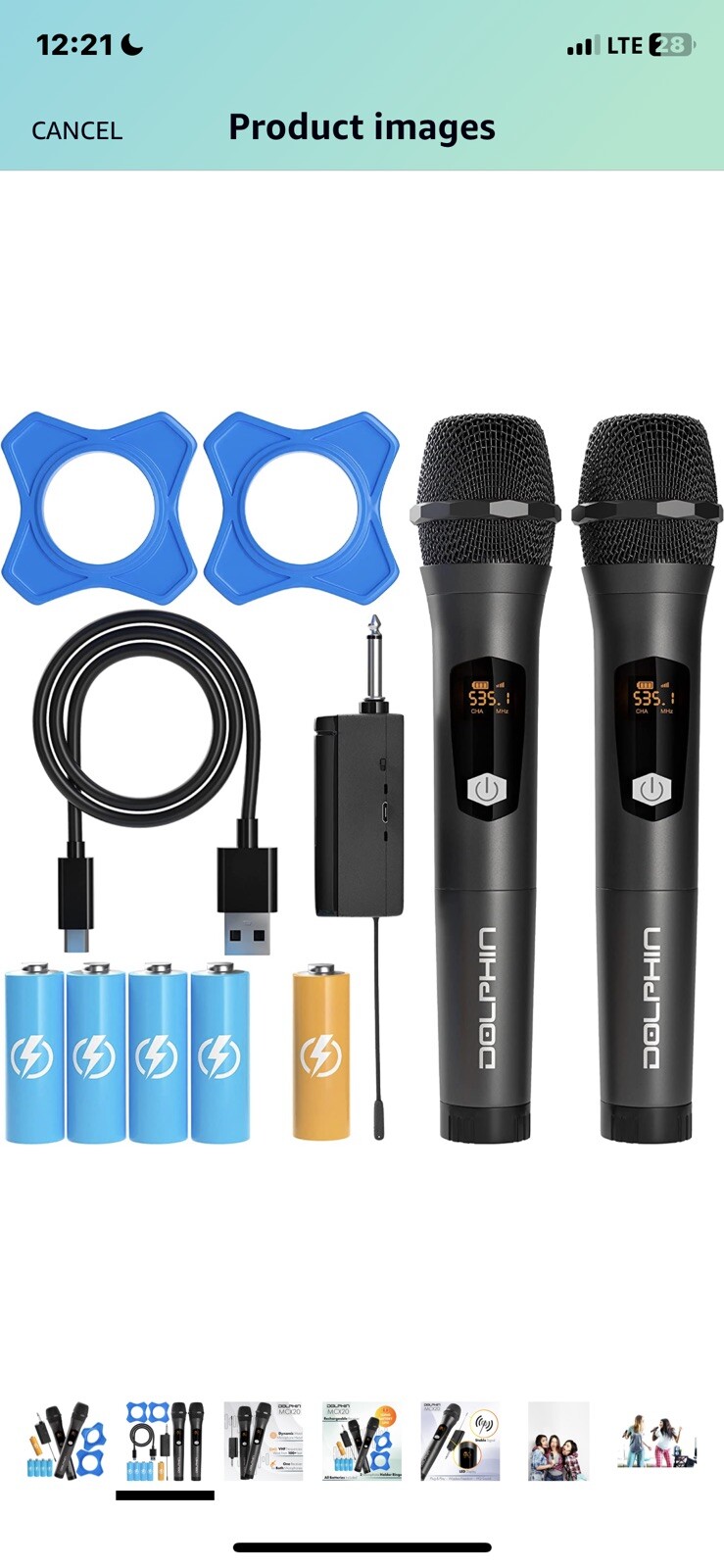 Brand New Wireless Profesenal Microphone With Wireless Reciever And Ruber Pads.