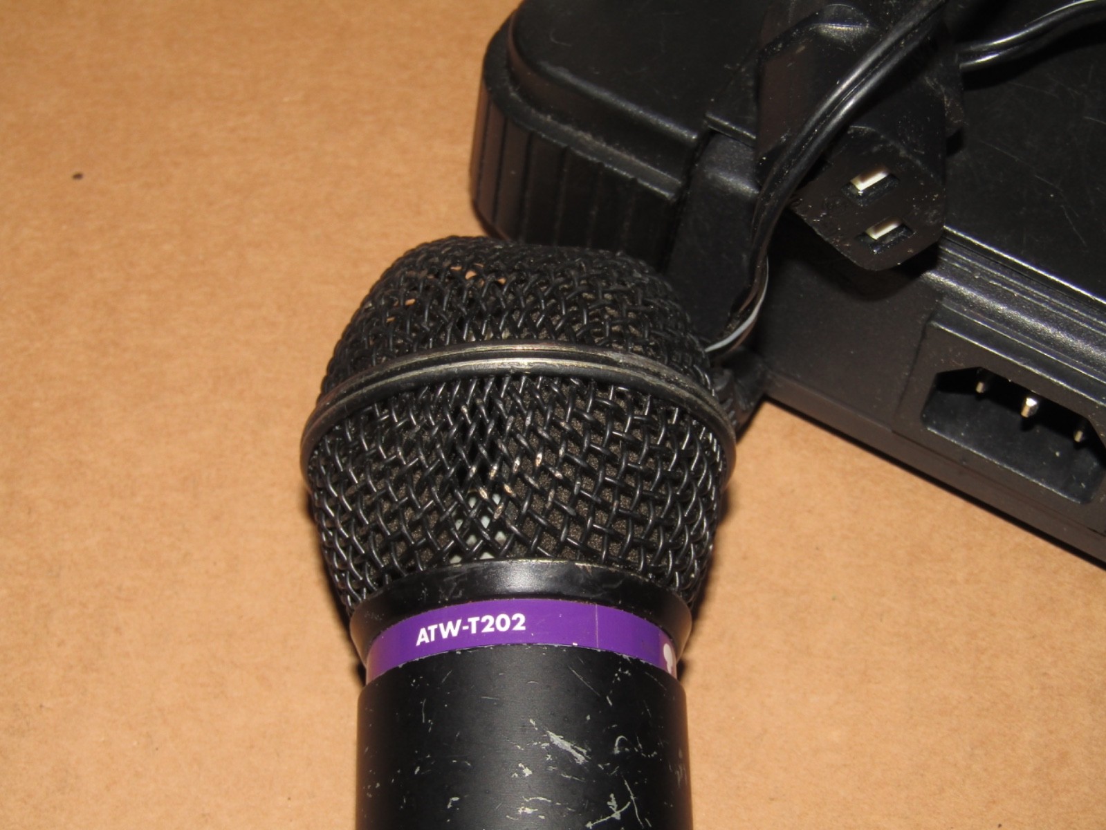 Audio-Technica Freeway ATW-T202 Wireless Microphone Mic ATW-R200 Receiver AS IS