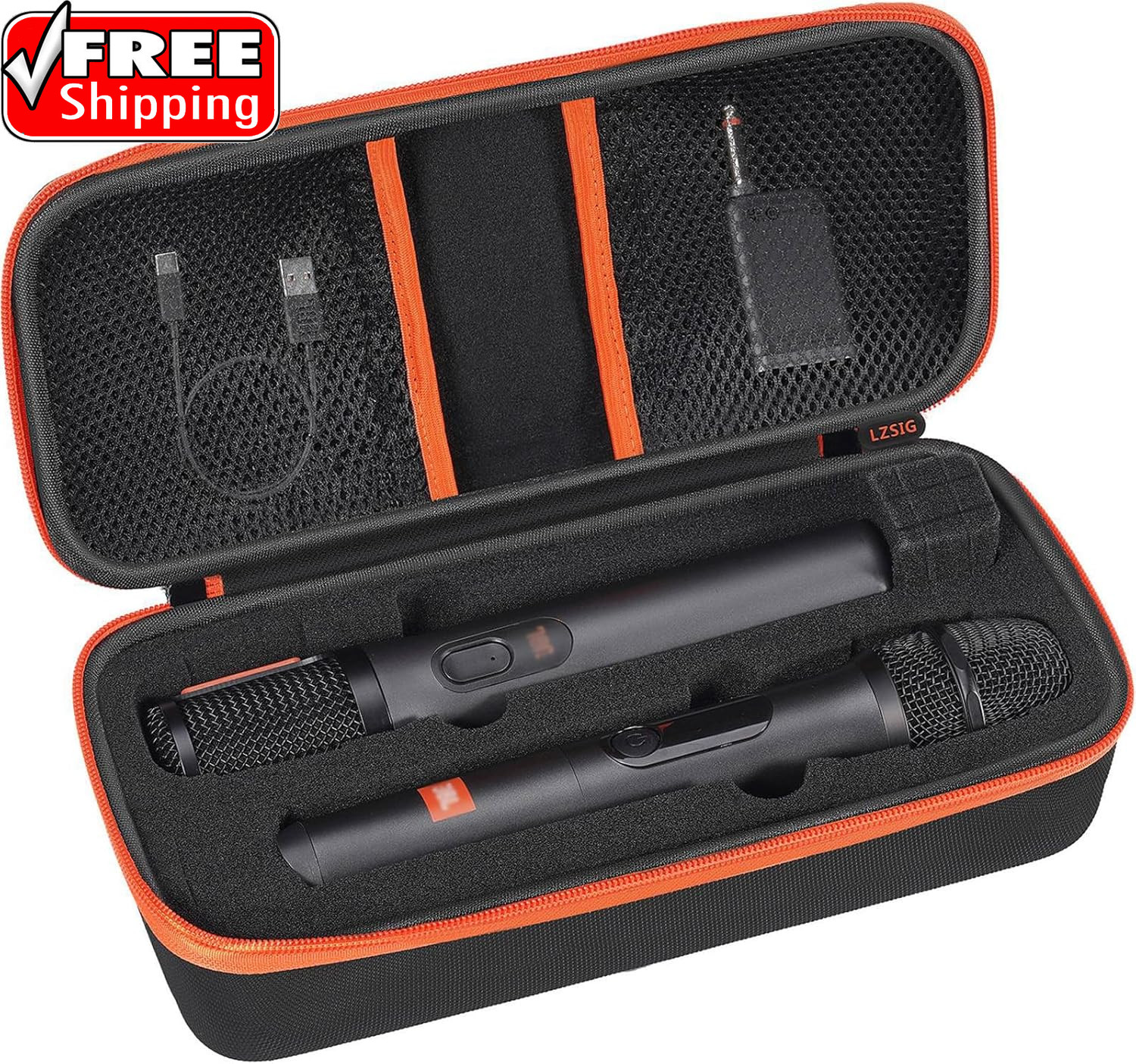 Wireless Microphone Case Compatible with JBL Wireless Two Microphone System, Dua