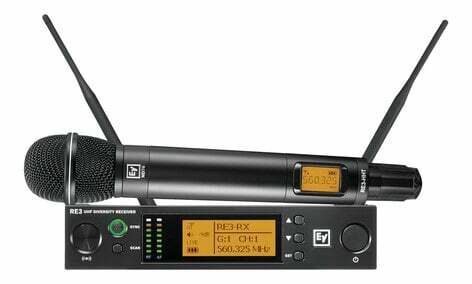 Electro-Voice RE3-ND76 UHF Wireless Handheld Microphone System 5L : 488-524MHz