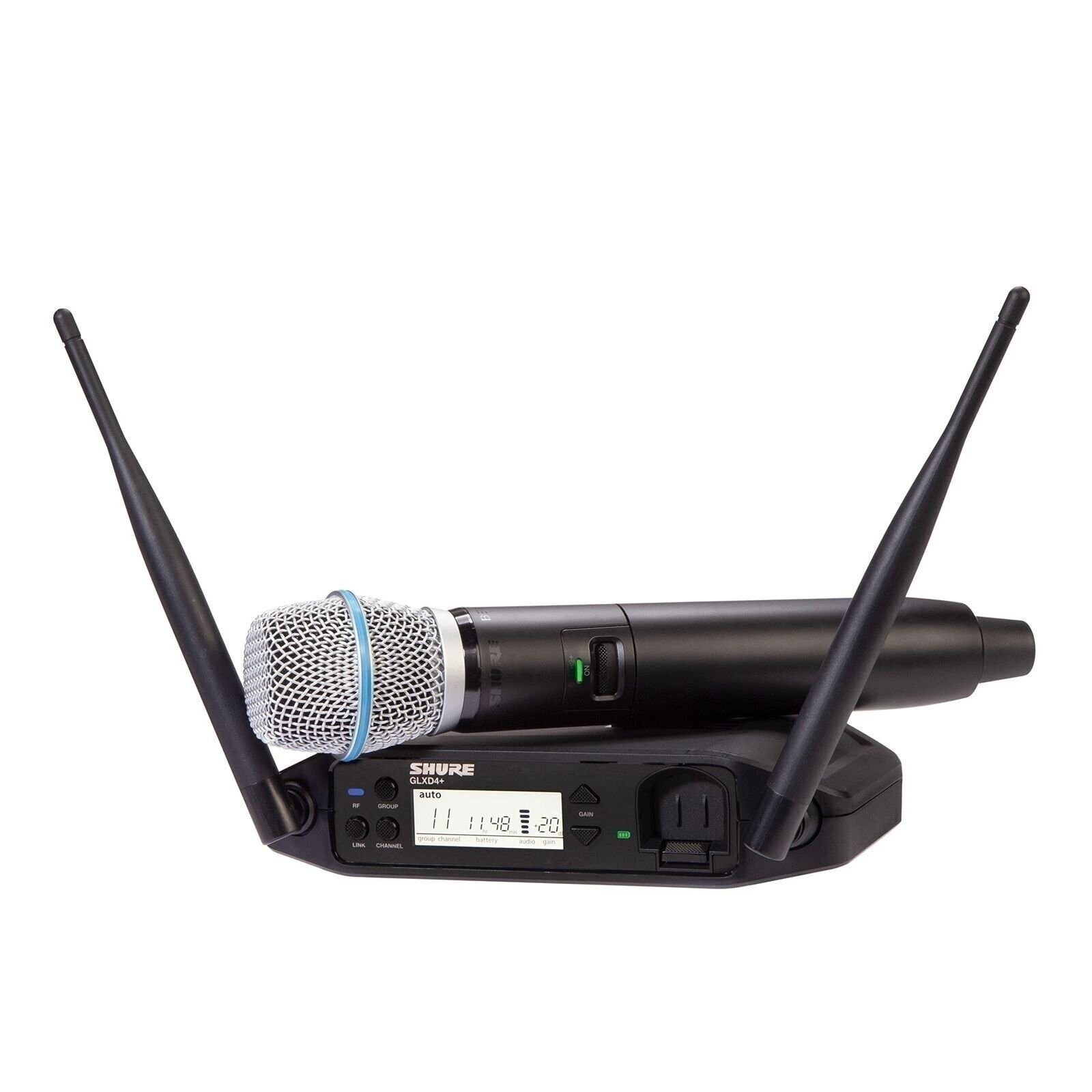 Shure GLXD24+/B87A Dual Band Pro Digital Wireless Microphone System for Churc…