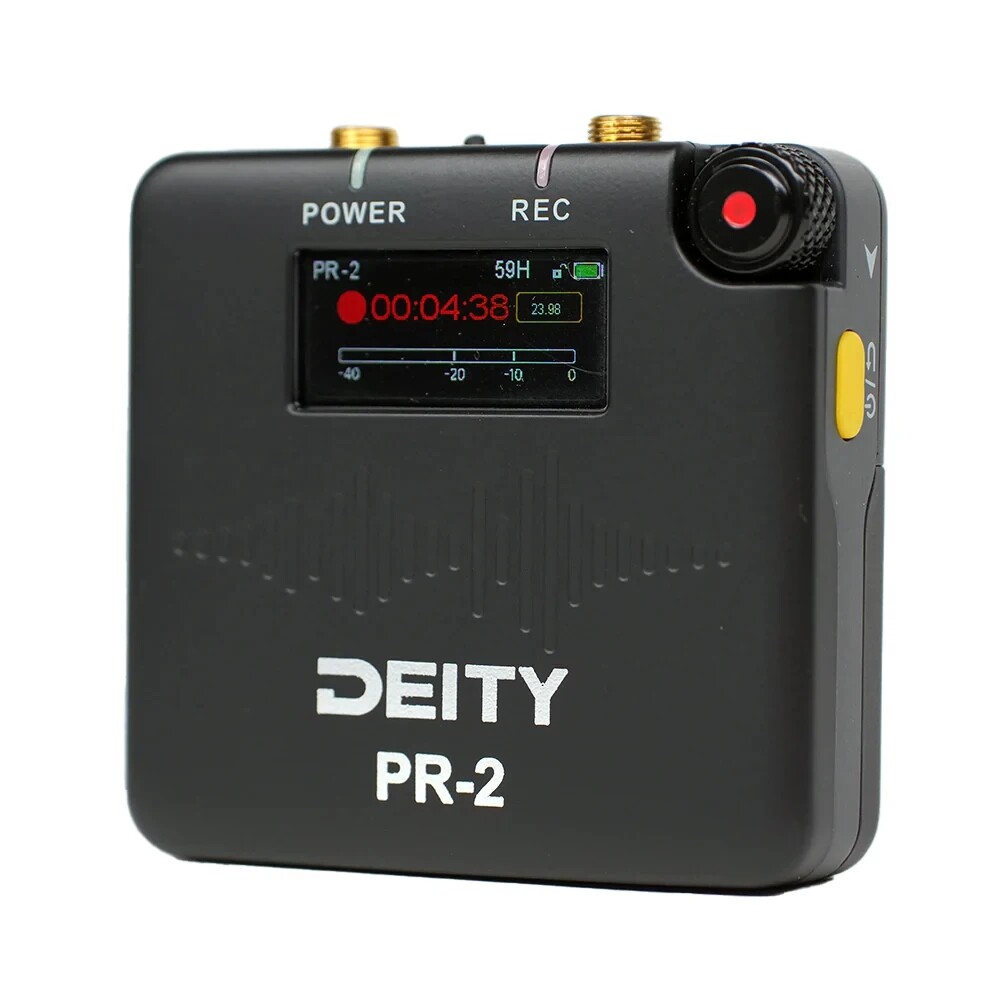 Deity PR-2 Stereo Pocket Audio Recorder Lavalier Microphone Recording Interview