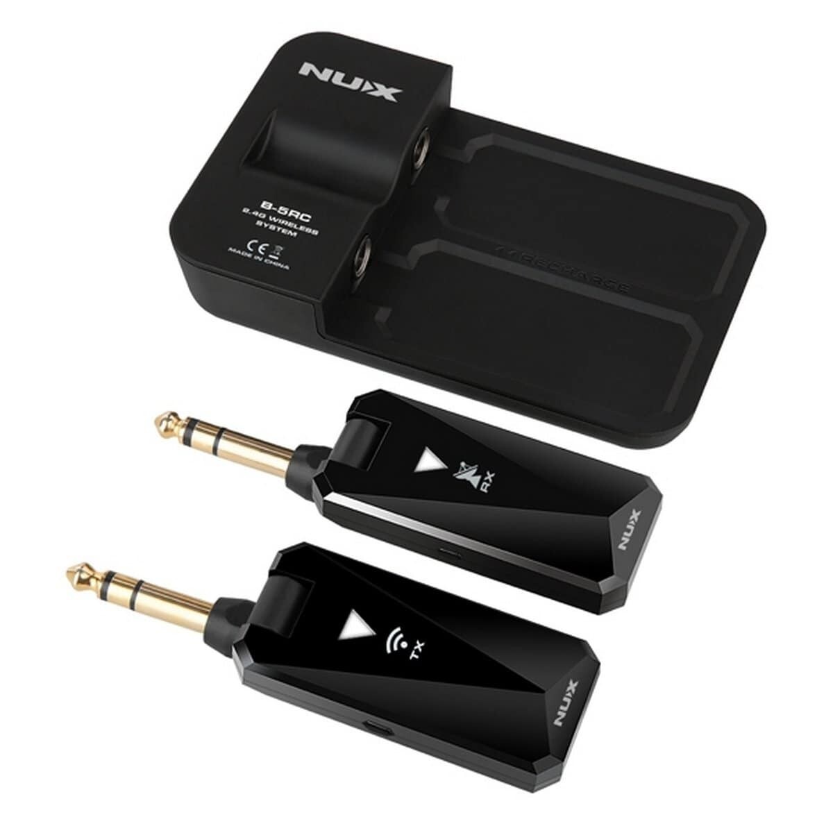 New NUX B-5RC Rechargeable Wireless Guitar & Bass System 2.4GHz