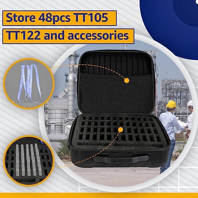 TT109 Wireless Tour Guide System Transmitter 20 Receiver 48-Slots Bag For Museum