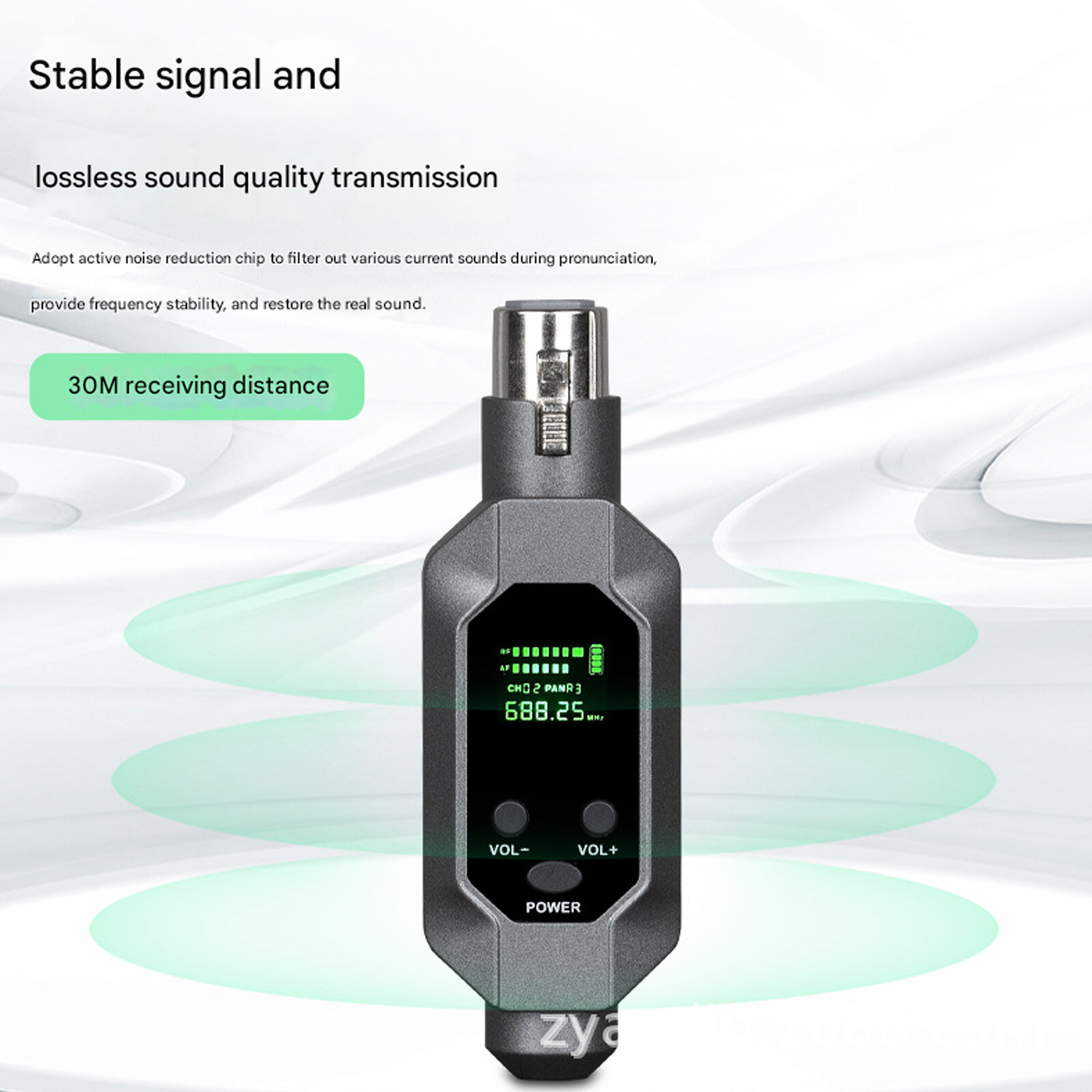 Wired to Wireless Microphone System Converter Transmitter Receiver Rechargeable