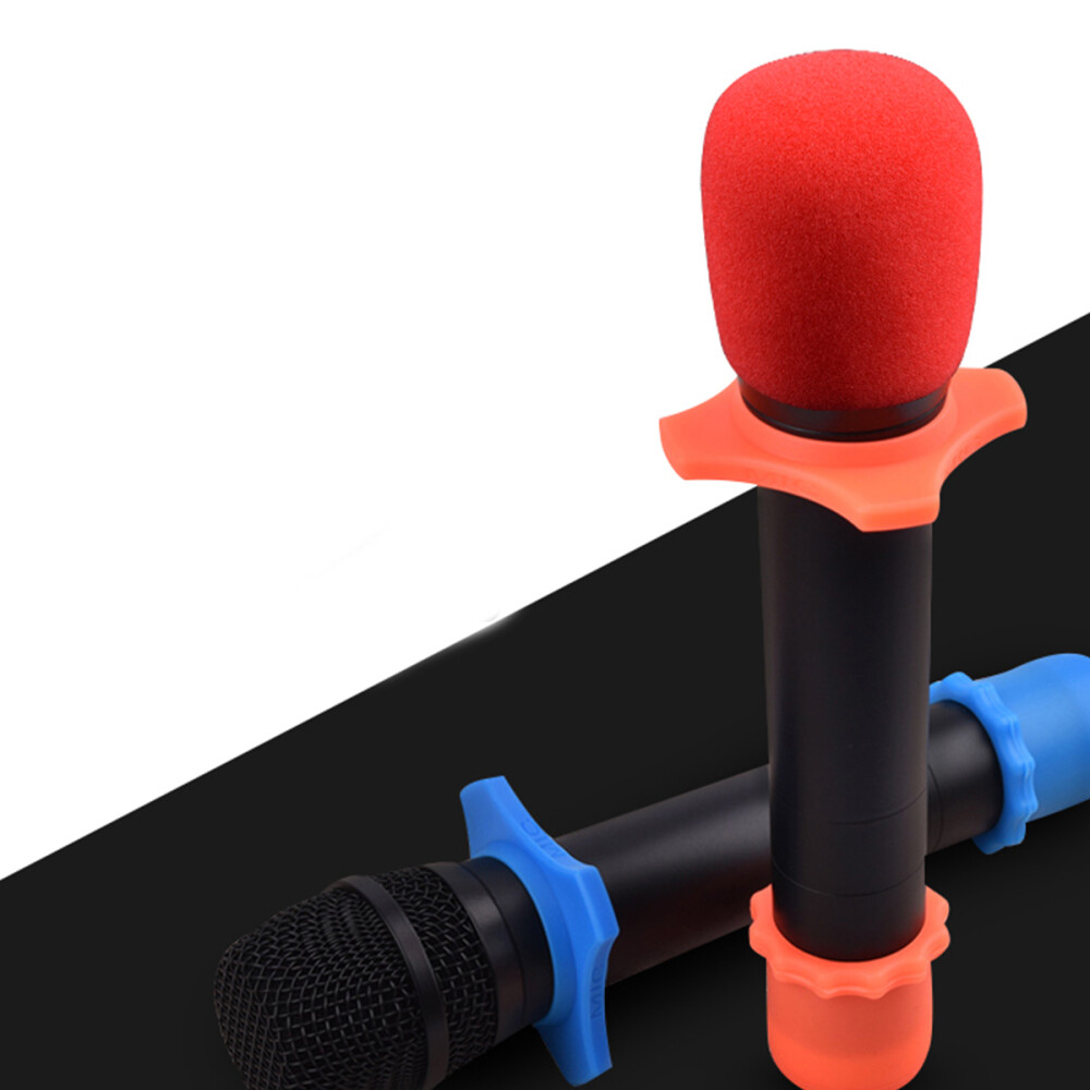 5pcs Studio Microphone Stand Silicone Protector Mic Anti Roll Skidproof Circle