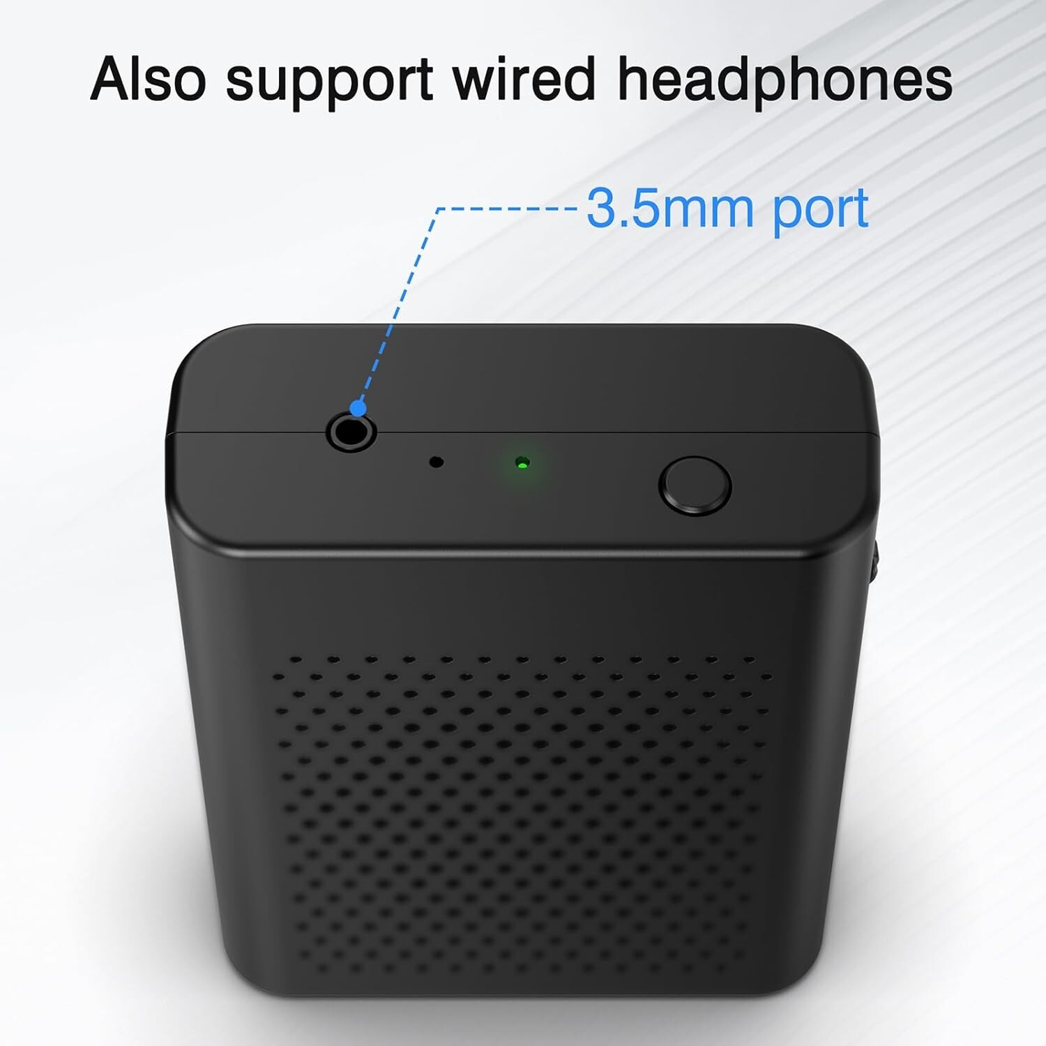 Wireless Voice Amplifier with Wireless Lavalier Lapel Microphone Portable