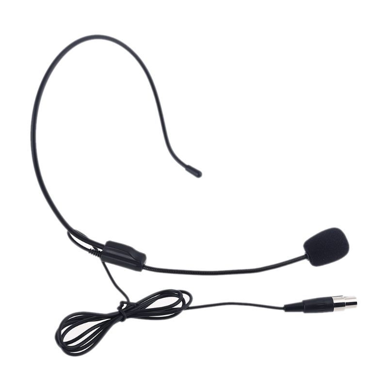 XLR 3 Pin Microphone for Head Wear Guide Condenser Mic For Loudspeaker for Tour