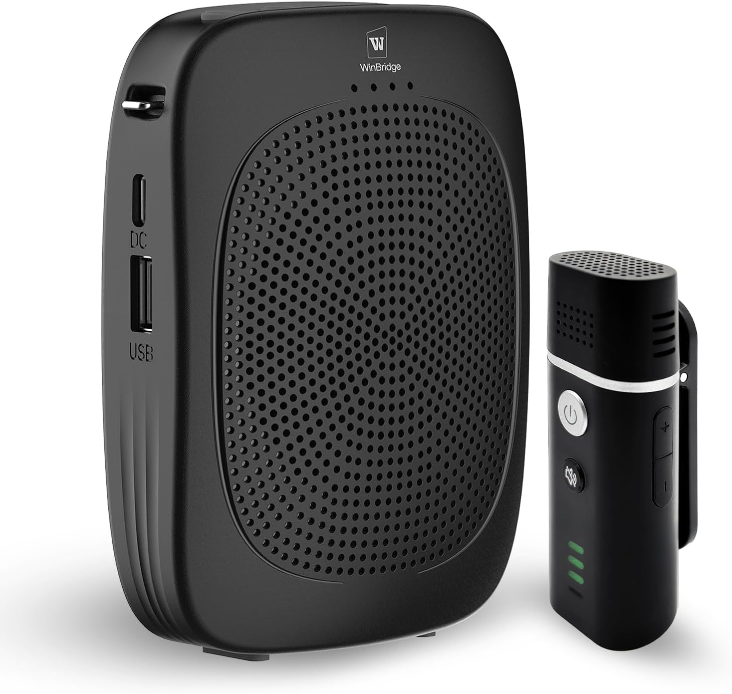 Bluetooth Voice Amplifier with Wireless Lavalier Lapel Microphone for Teachers,
