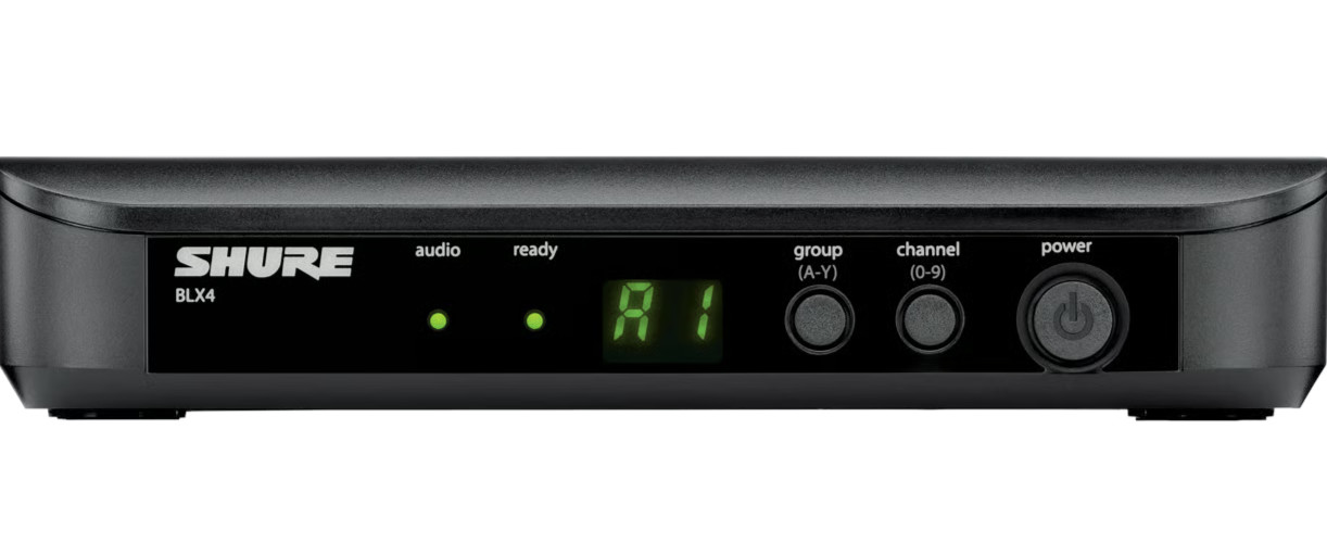 Shure BLX4 H10 Wireless Microphone Receiver 542-572 MHz Receiver for BLX System
