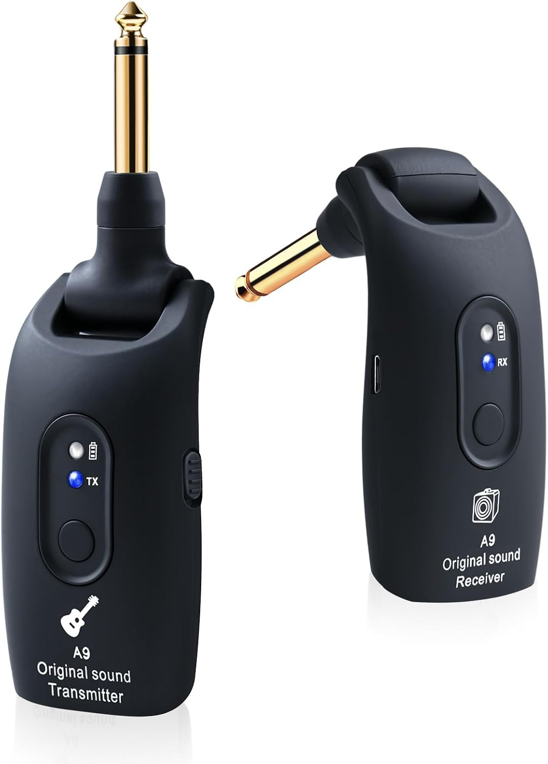 Sistema Inalambrico Para Guitarra Receptor De Transmisor Audio Recargable 2.4Ghz