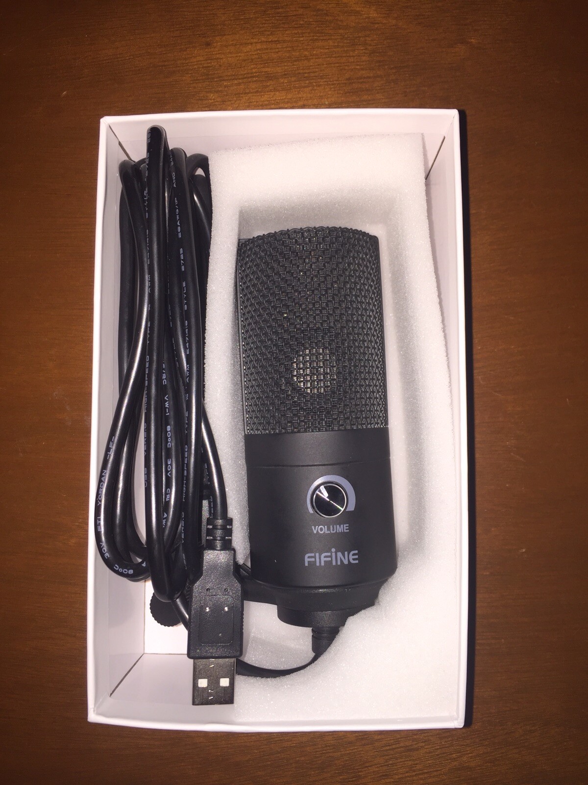 Fifine K669B USB Condenser Microphone Record On PC Laptop Podcast Vocal Audio