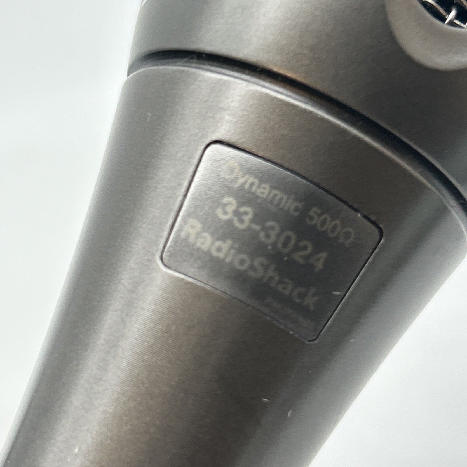 Radio Shack 33-3024 Dynamic Unidirectional 500 Microphone w/Case/Manual Vtg
