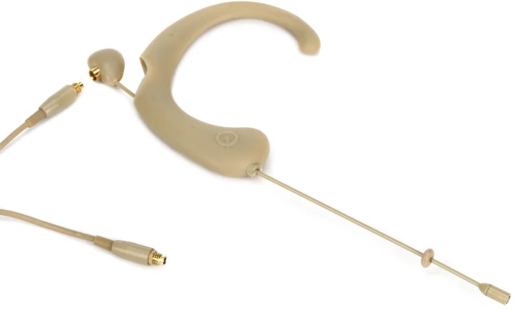 Que Audio DA12 DE Omnidirectional Earset Microphone with Wireless Adapter 4-pack