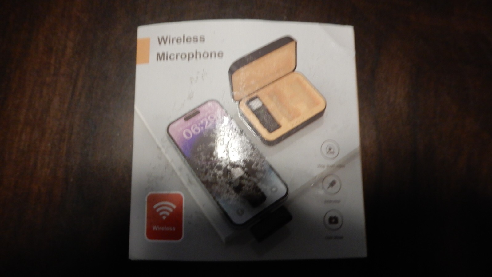 EZColoris 2 Pack Wireless Lapel Microphone USB C OPENED BOX For Parts or Repair
