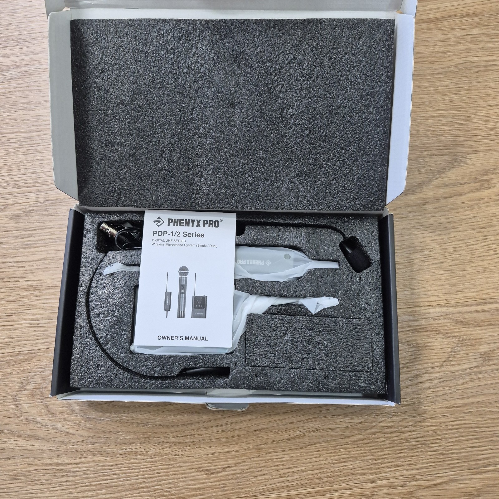 Phenyx Pro PDP-1-1B Single Wireless Microphone System, Digital UHF NEW