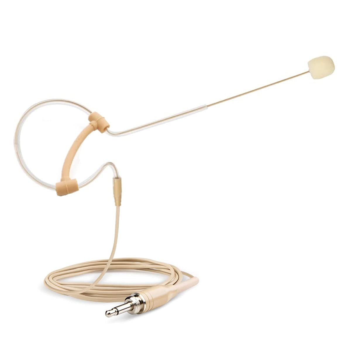 Single Ear Headset Microphone Earset Headworn Mic for Wireless System Bodypac…