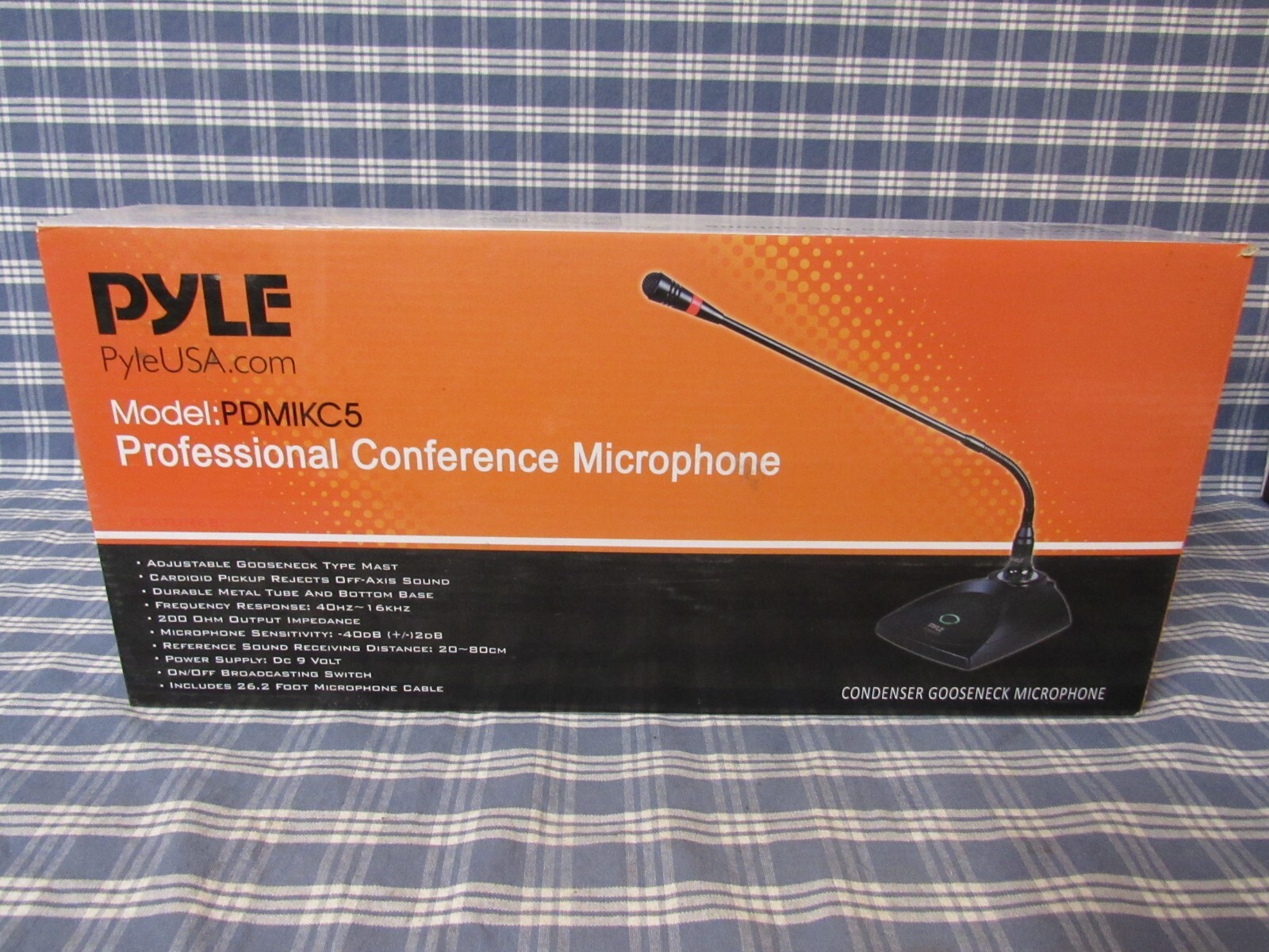 Pyle Gooseneck Desktop Condenser Microphone (New Old Stock) FAST FREE SHIPPING