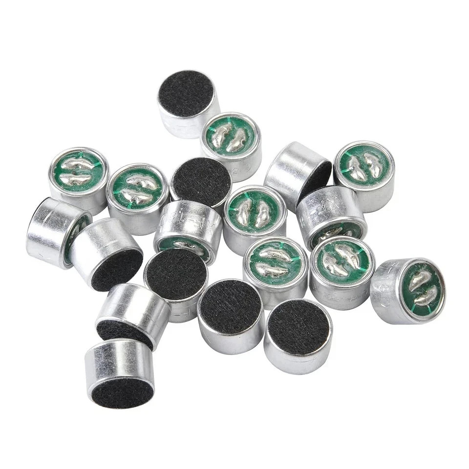 10Pcs 9767-60DB Electret Microphone Pickup 9.7mm x 7mm Cylindrical Condenser …