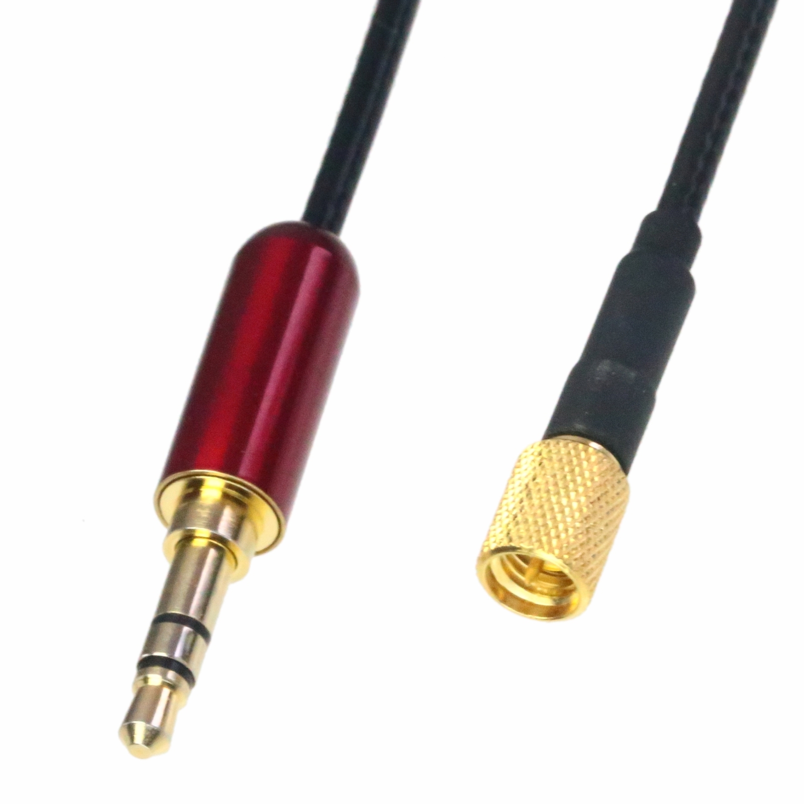 3.5mm TRS 1/8 to microdot plug cable for Wireless Audio Aux Transmitter Receiver