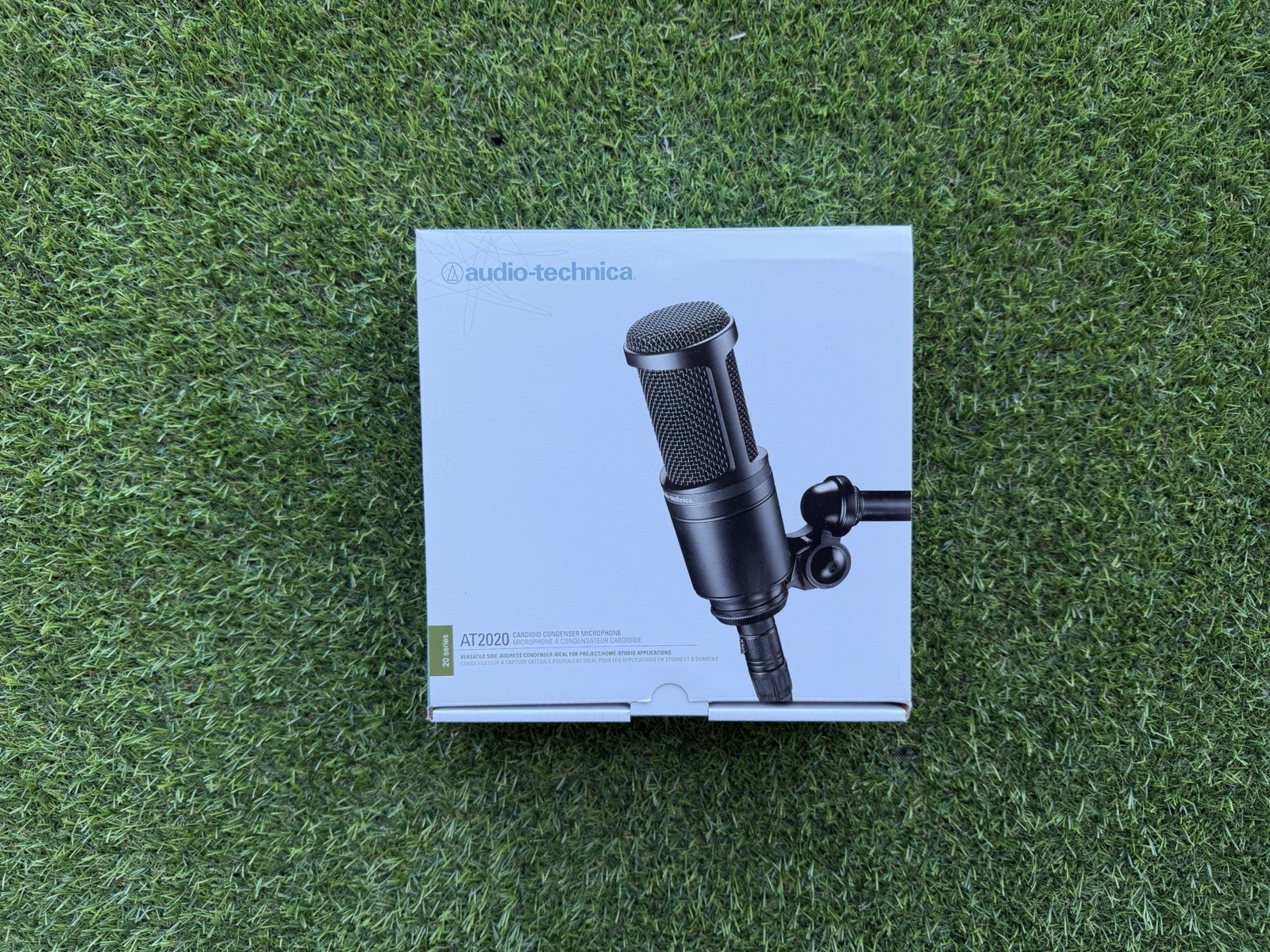 Audio-Technica AT2020 Wired Condenser Microphone, Cardioid, Studio, Black