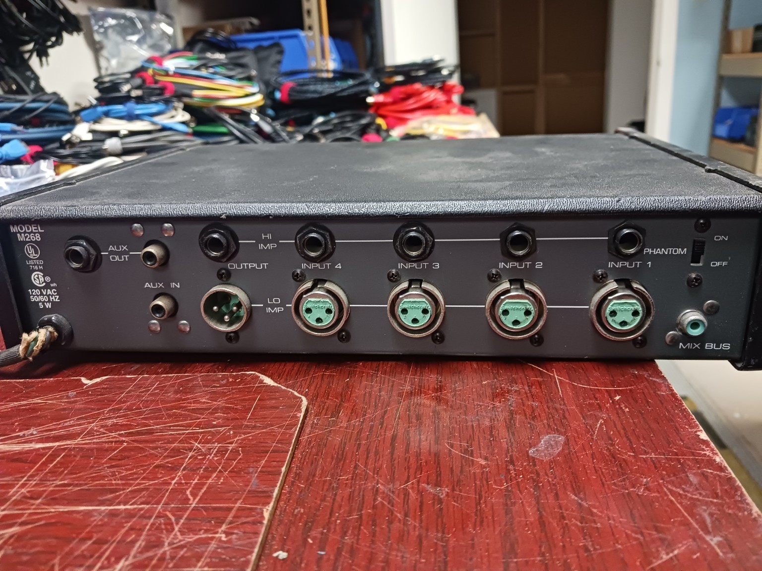 SHURE M268 Microphone Mixer (4-Channel) Unit #5
