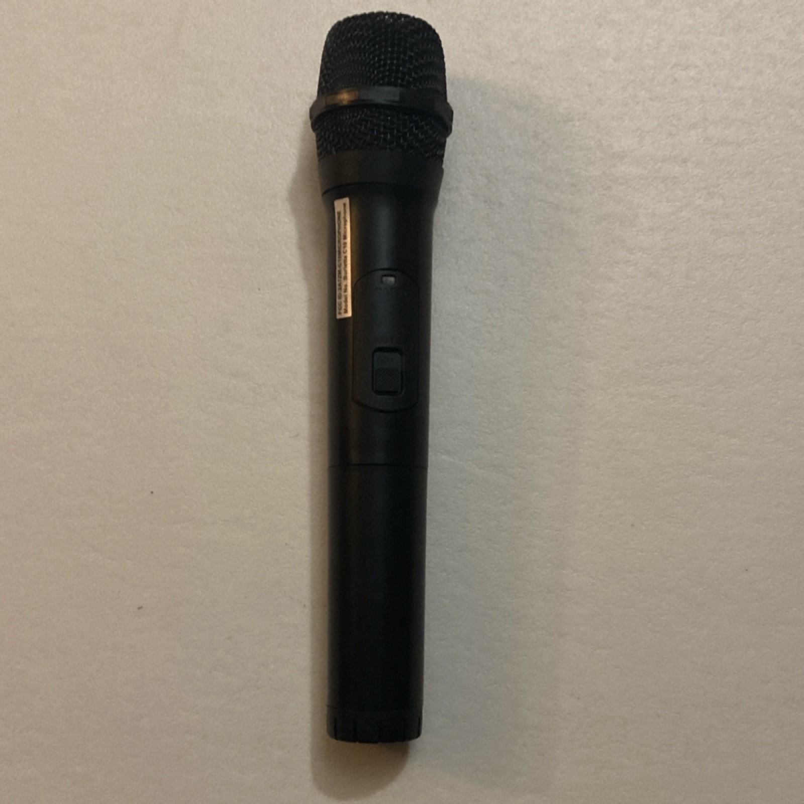 Burletta C10 Wireless Handheld Microphone Black On/Off Switch Mute Button
