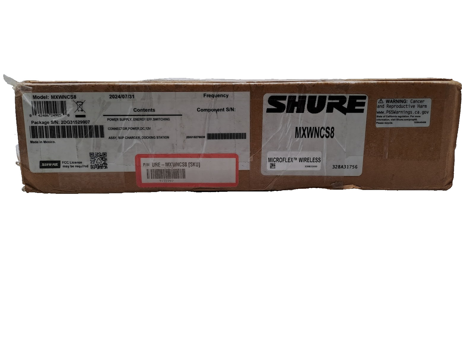 Shure MXWNCS8 Microflex wireless 8-Port Networked Charging Station