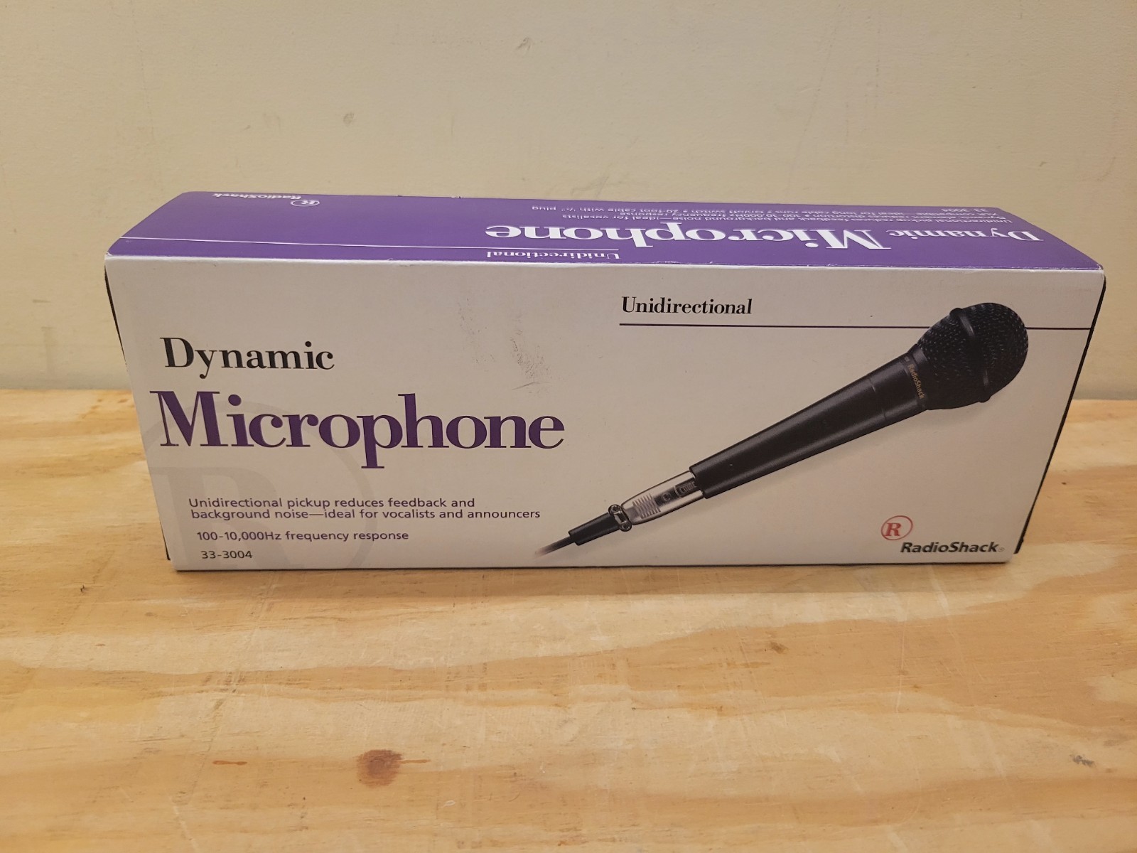 Radio Shack Unidirectional Dynamic Microphone 33-3004