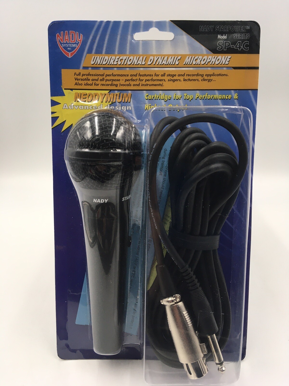 Nady Starpower SP-4C Professional Unidirectional Dynamic Neodymium Microphone