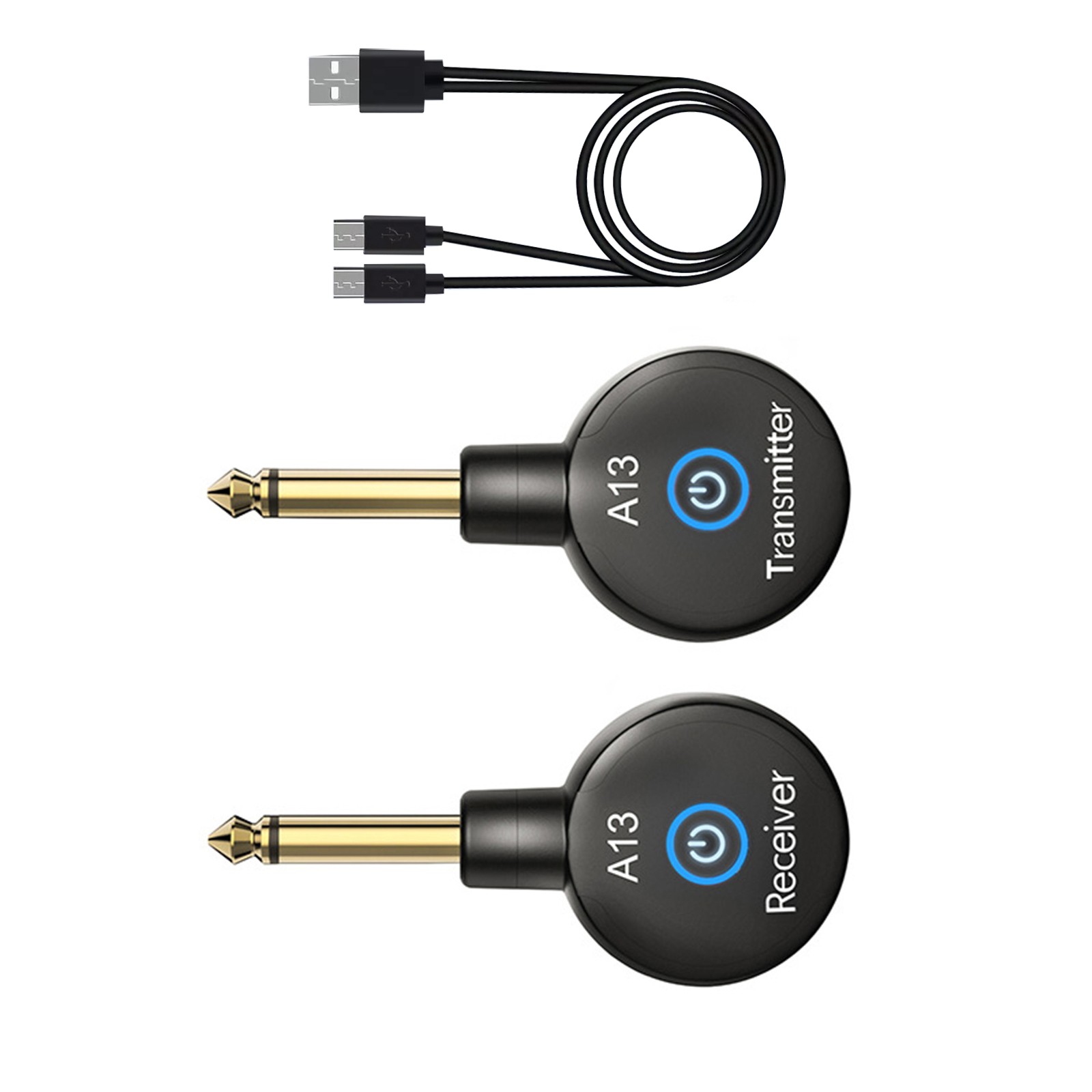 Wireless Guitar System Adapter Transmitter Receiver For Electric Instruments