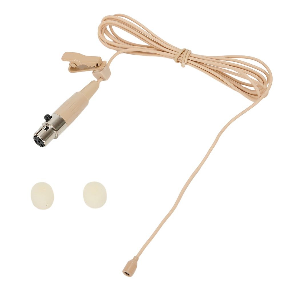 Lavalier Lapel Mic Microphone 3-Pin 3.5mm 4-Pin XLR Cardioid Lapel Clip