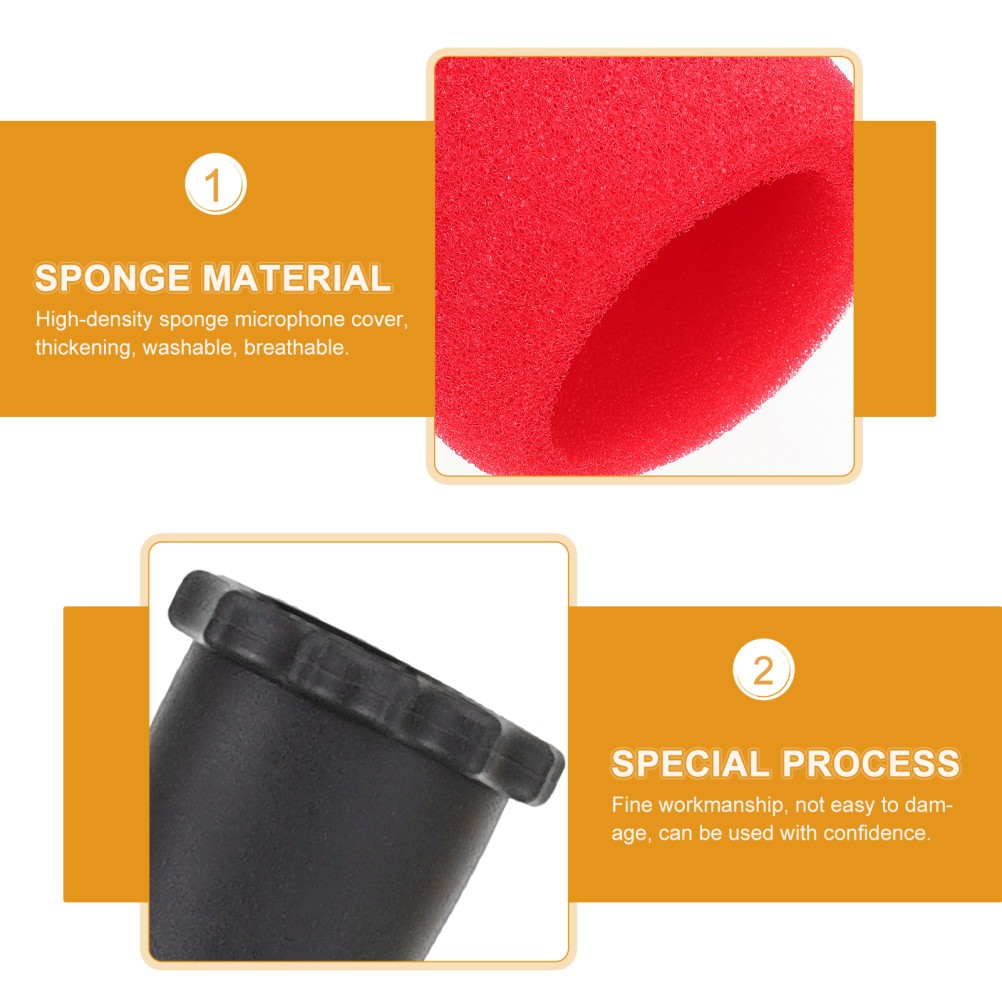 5 sets of Mic Protectors Professional Protectors Microphone Anti-rolling Rings