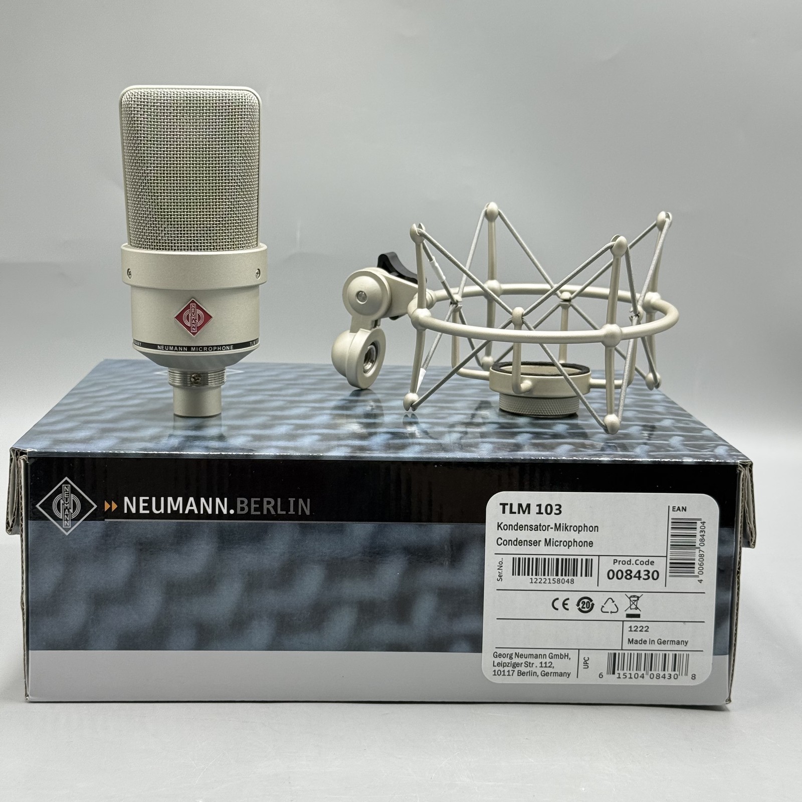 TLM 103 Neumann Large-diaphragm Condenser Nickel Microphone With Shock Mount New