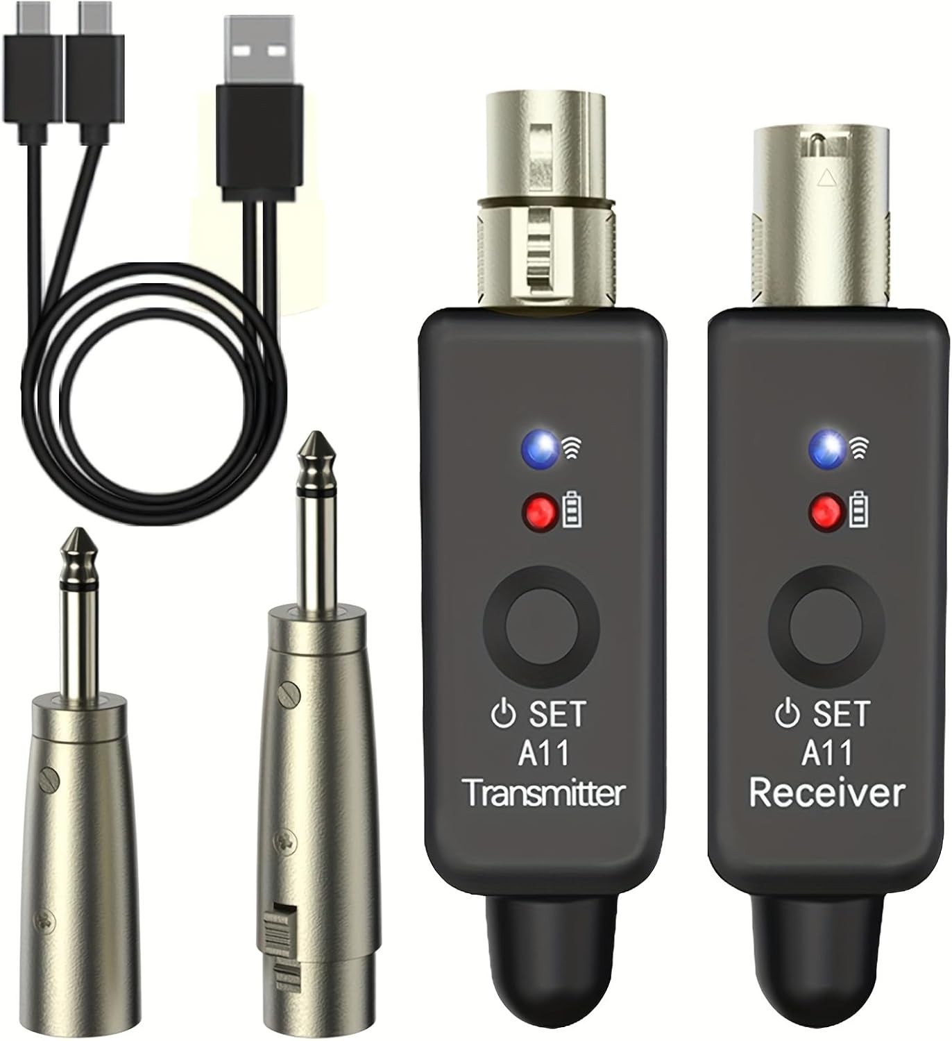 Transmisor de micrófono inalámbrico A11 de 2,4 GHz