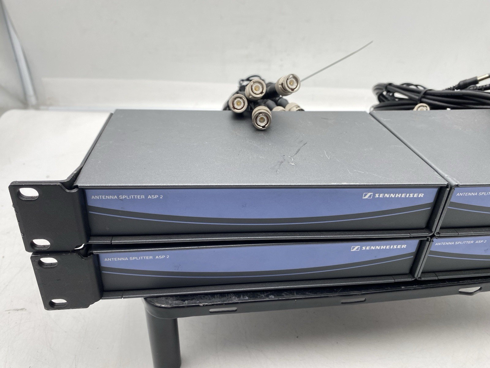 Lot of 4 Sennheiser ASP-2 Antenna Splitter & Power Distributor No Power Adapters