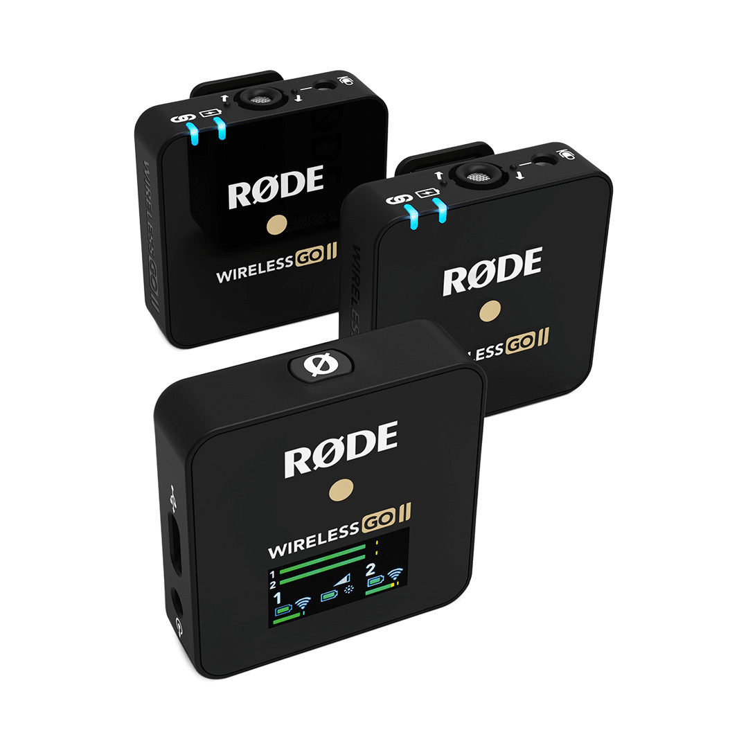 RØDE Rode Wireless Go II Dual Channel Wireless Microphone Audio System Pod Cast
